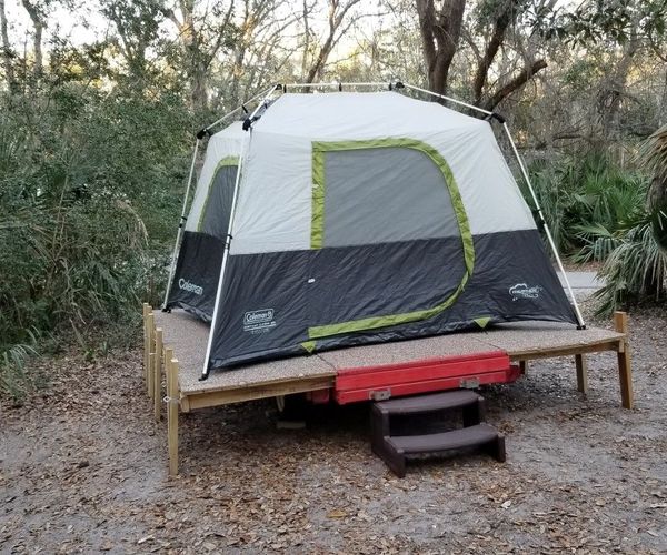Expanding Utility Trailer Platform for Camping