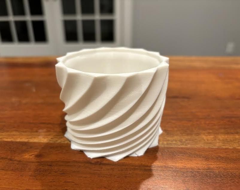 How to Make a Spiraled Hollow Object (cup, Vase, Bowl)