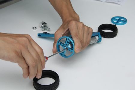 Attach Driving Wheels