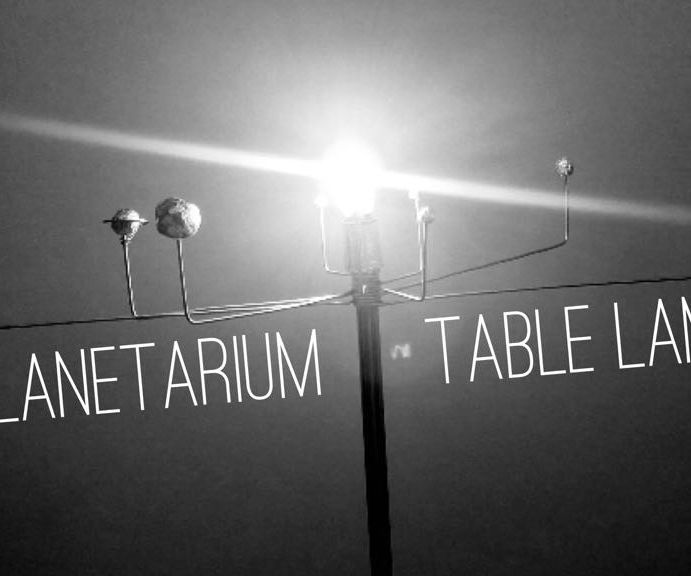 DIY Planetarium Table Lamp