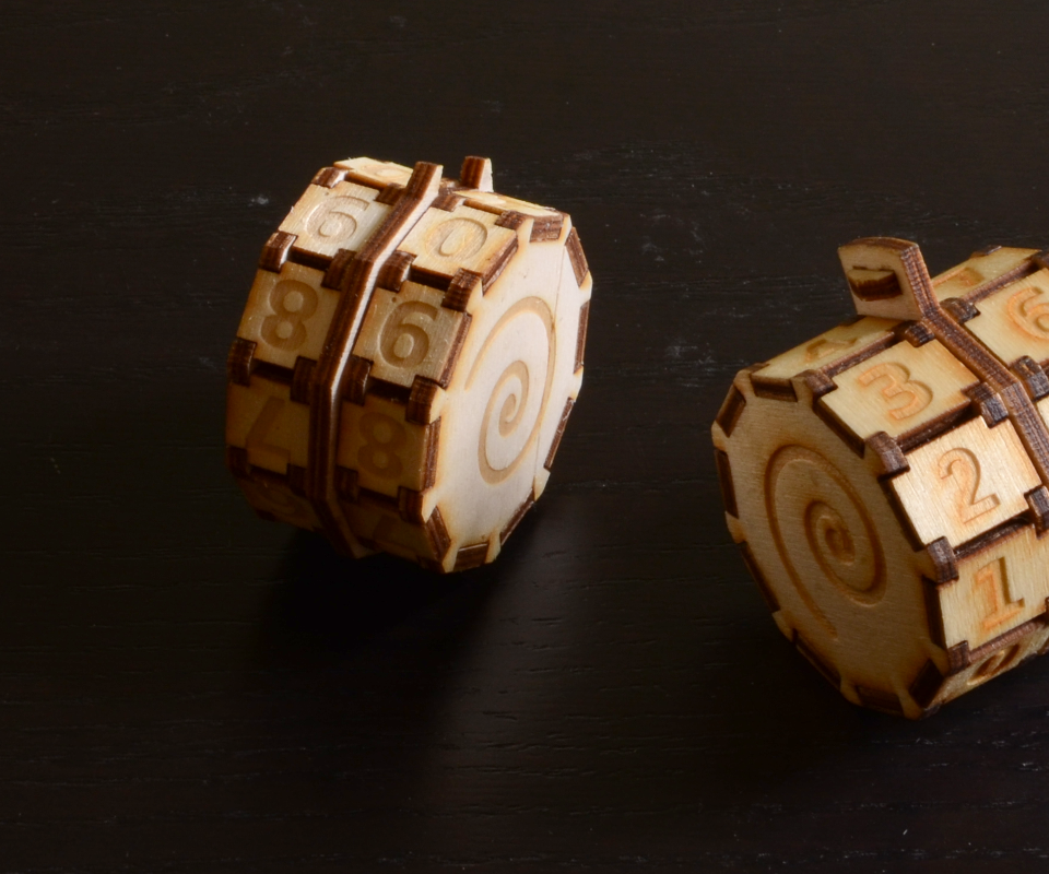 Wooden Game Points Counter