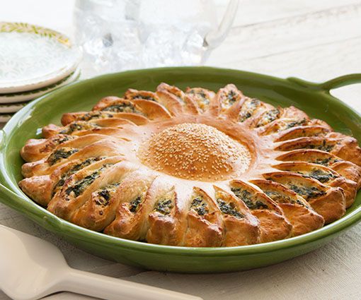 Sunflower Spinach Pie