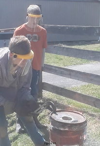 Melting the Metal and Final Setup for the Pour