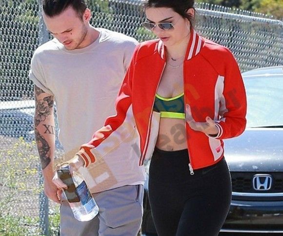 Kendall Jenner Red Racket