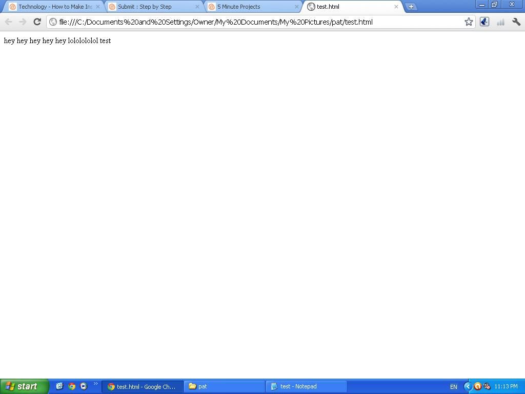 How to Make a Basic 5min Website