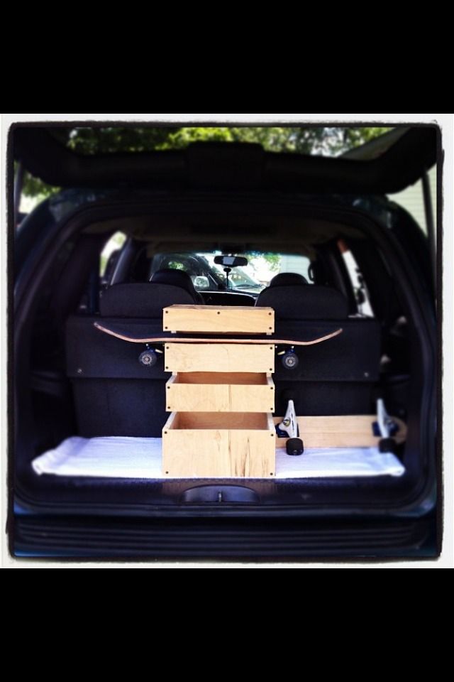 How to Build a Car Skateboard Rack