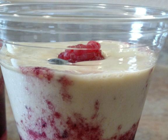 Independence Day Layered Berry Smoothie