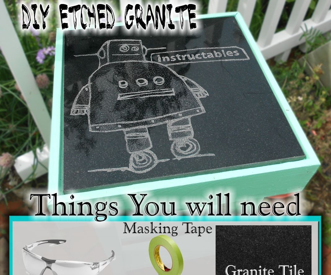 Etching Granite by Hand