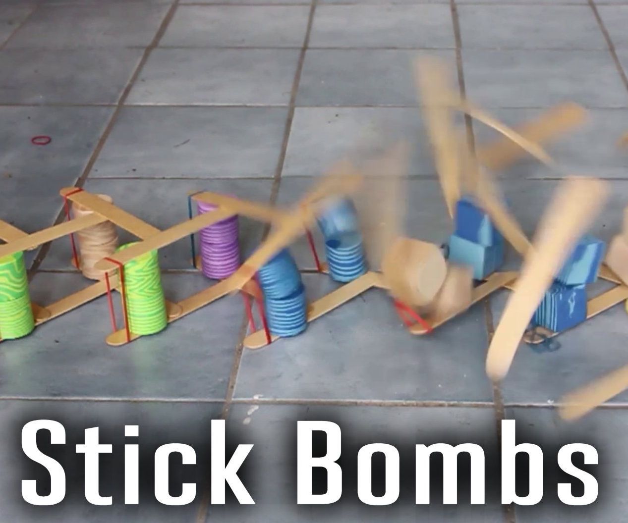 Stick Bombs (Exploding Kinetic Art)