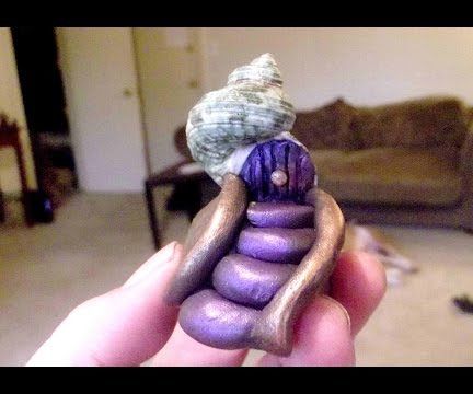 How to Sculpt a Seashell  Fairy House in Polymer Clay
