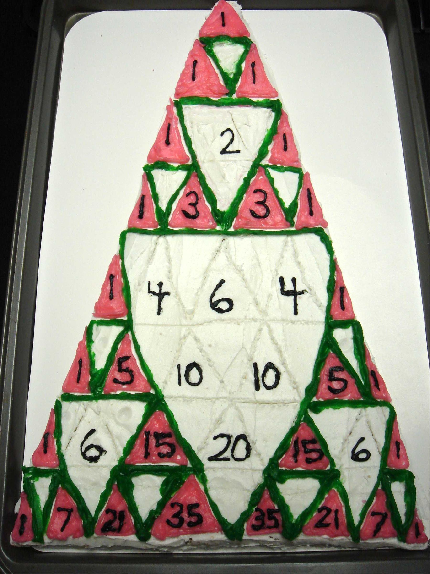 PASCAL'S TRIANGLE...  A Classroom Sized Sugar Cookie!