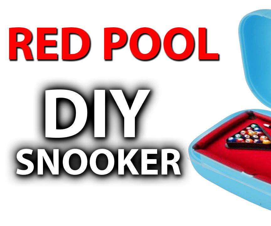 How to Make a Red Pool Table With Soap Box