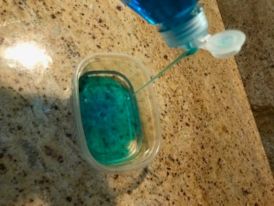 Fill Your Container With Bubble Solution