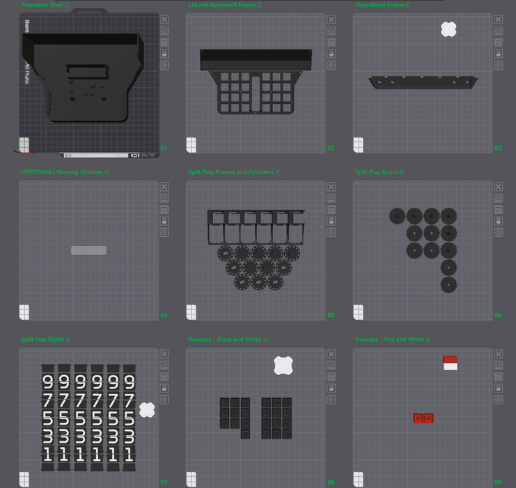 3D Printed Parts