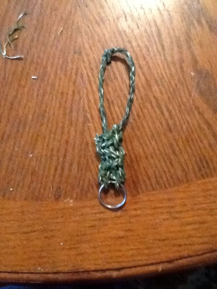 Natural Cordage Paracord Keychain
