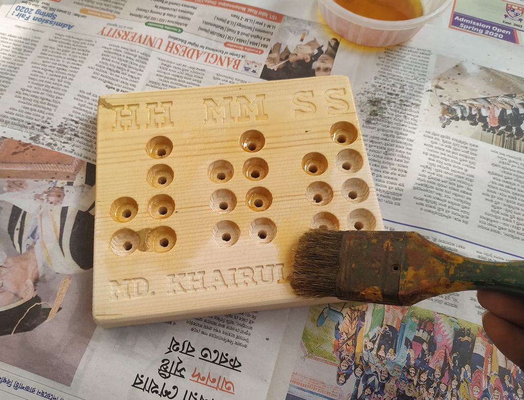 Sanding and Applying Varnish