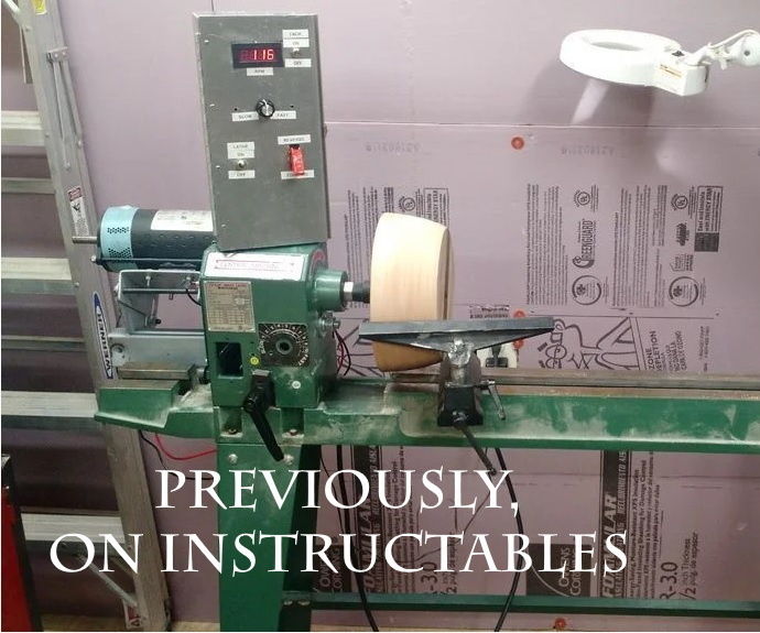 Harbor Freight Wood Lathe Upgrade 4 Steps Instructables