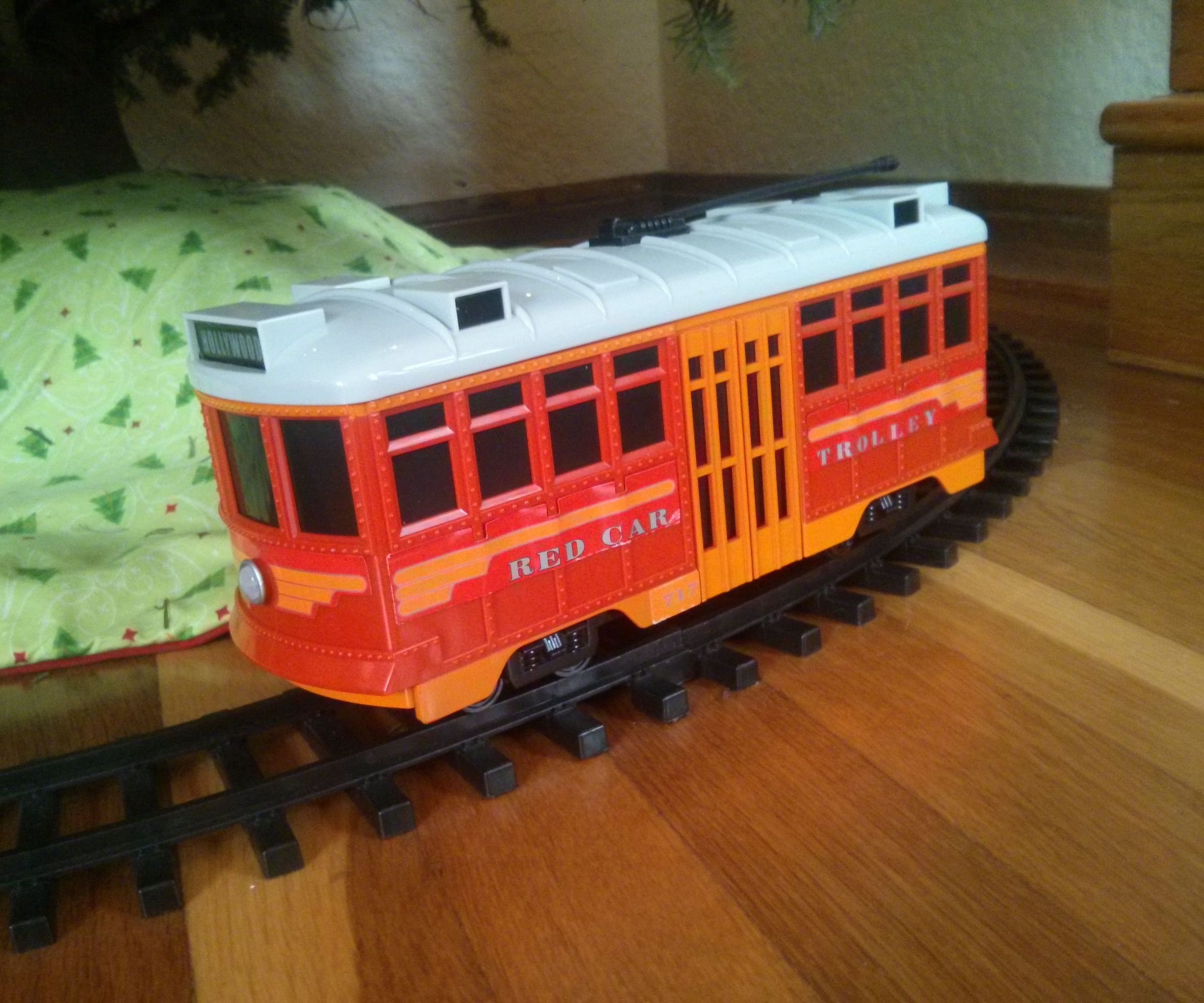 Raspberry Pi Controlled Red Car Trolley