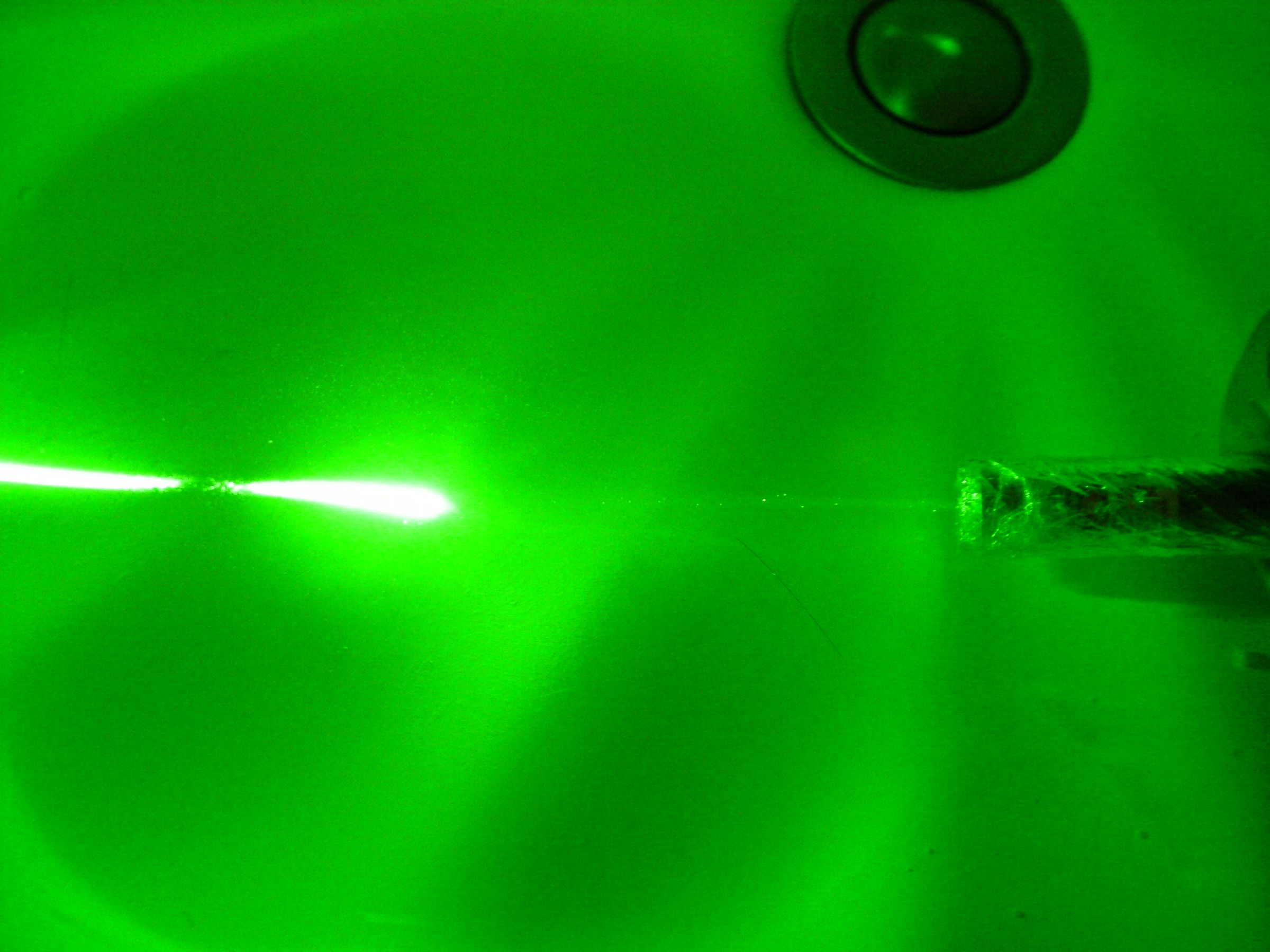 Under Water Laser!