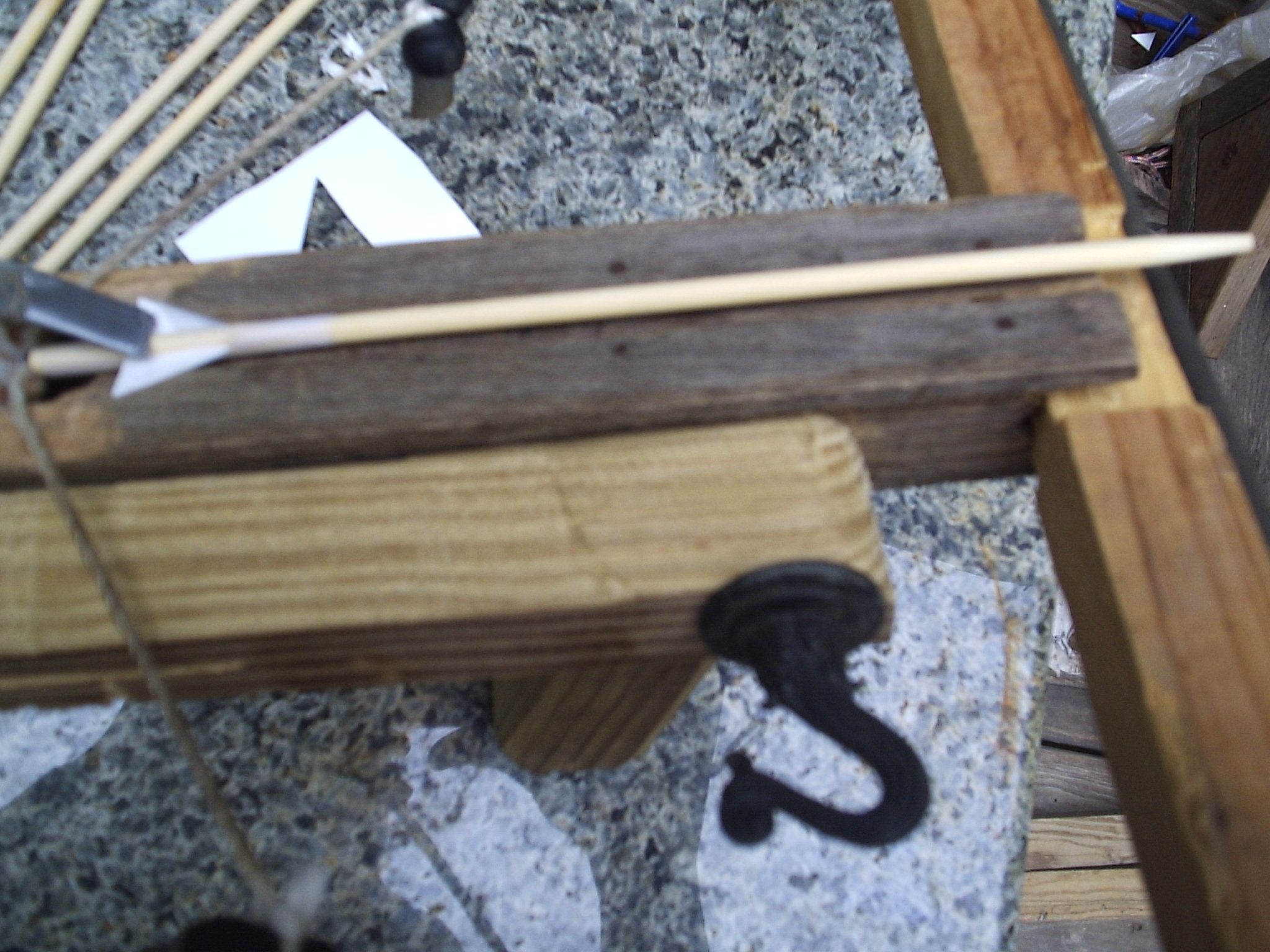 Chopstick Crossbow Arrows 5 Steps Instructables