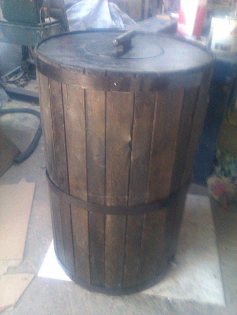 Water Butt Barrel Style Makeover