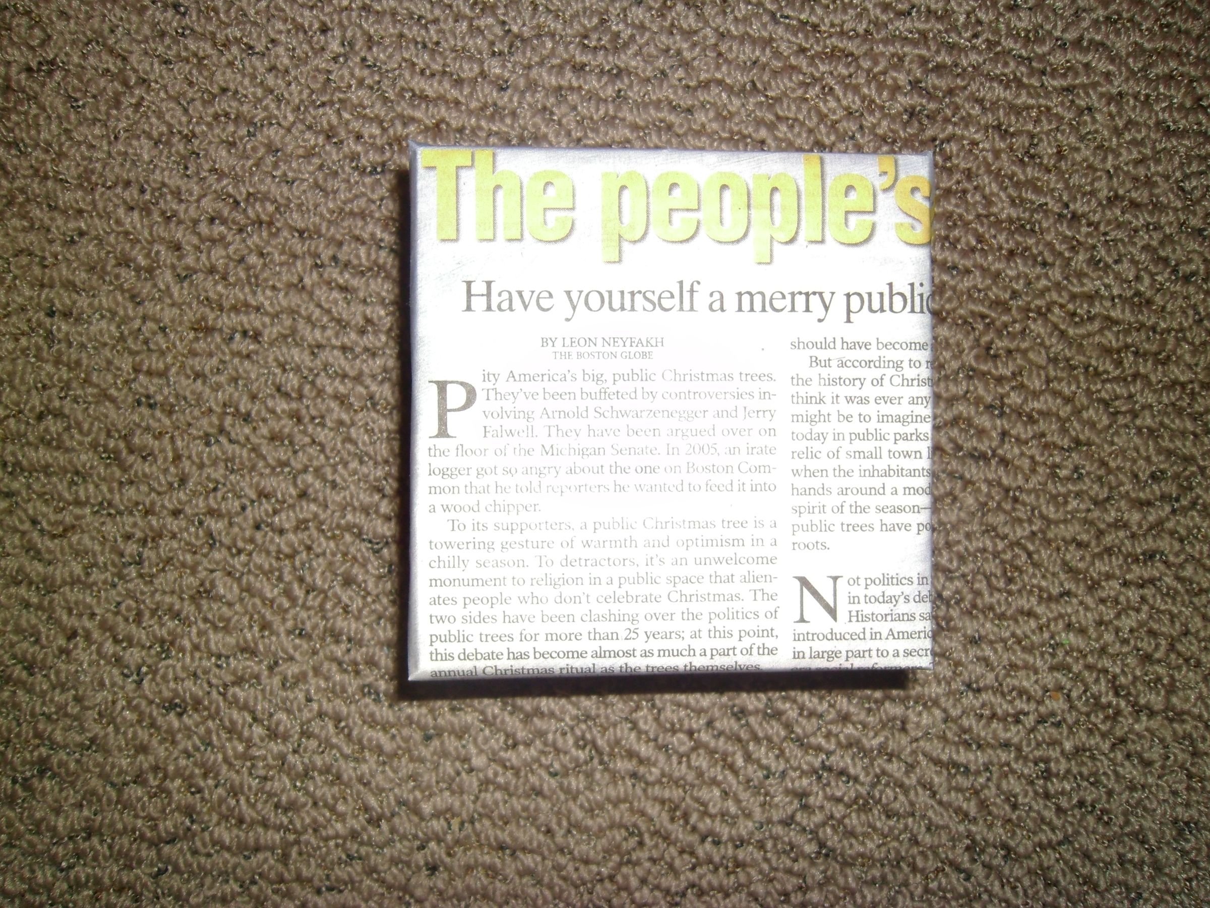 Newspaper Wrapping Paper