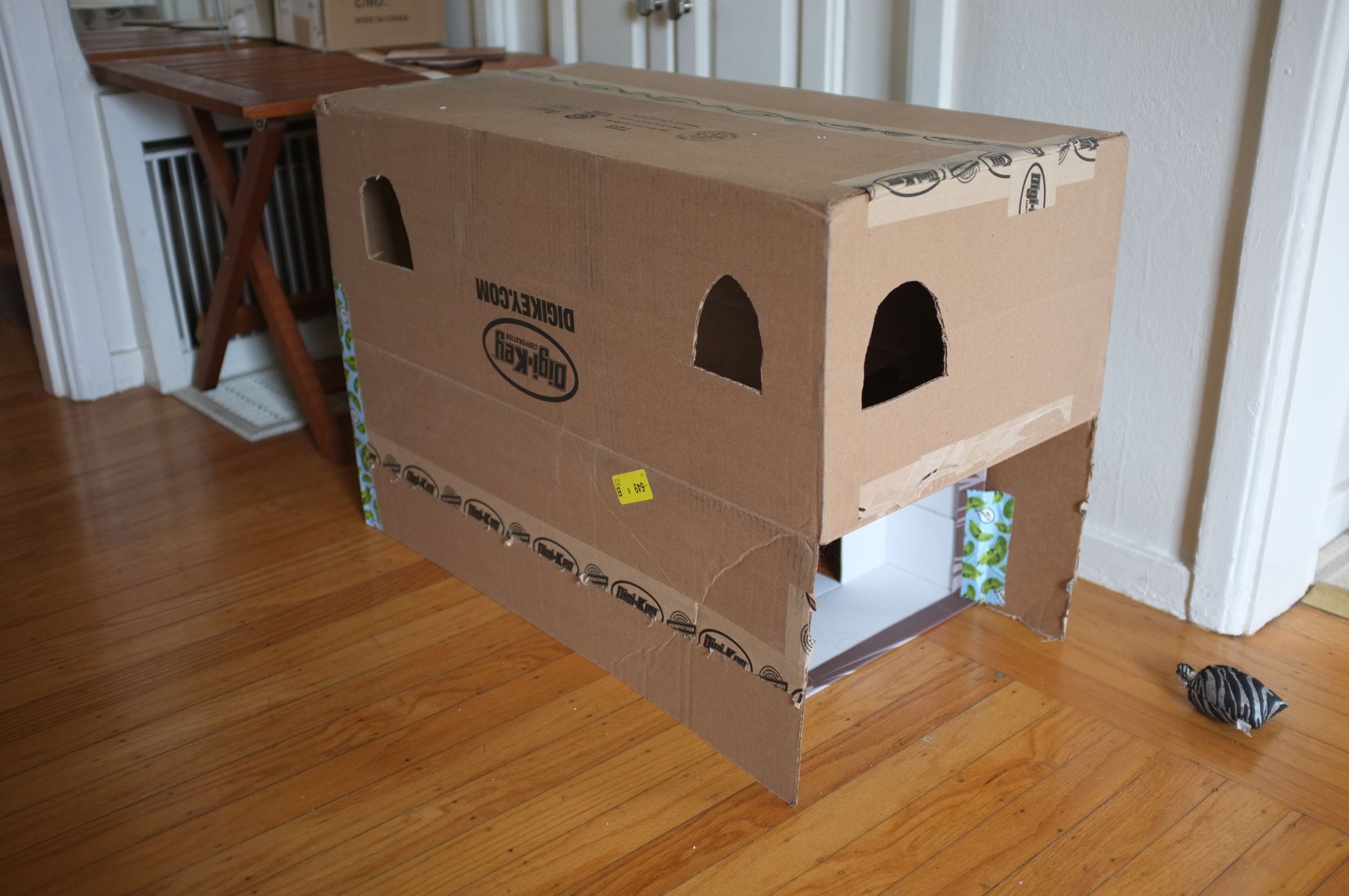Blinging Out a Cardboard Cat Fort 5 Steps (with Pictures) Instructables