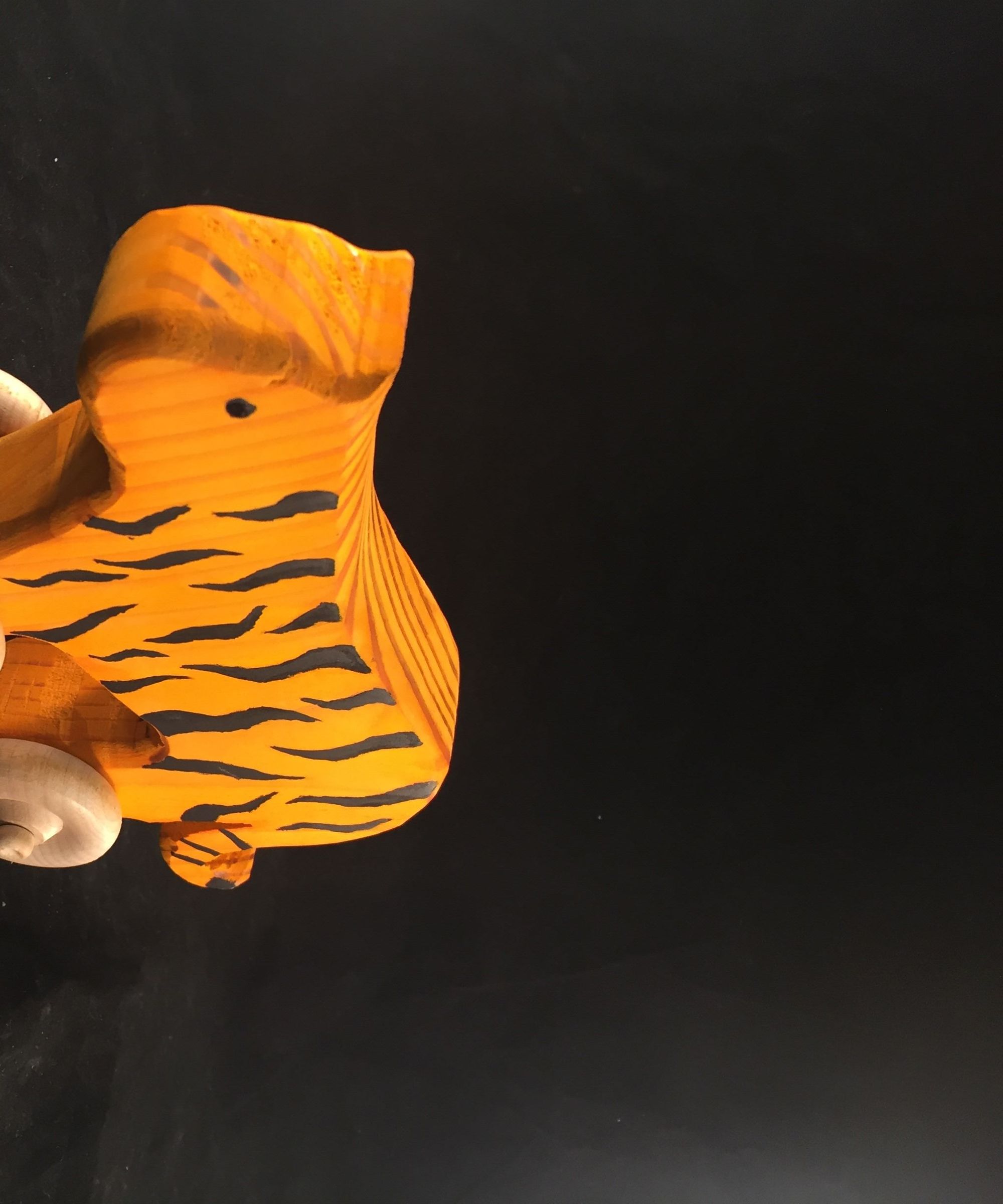                                                            Wooden Tiger Toy