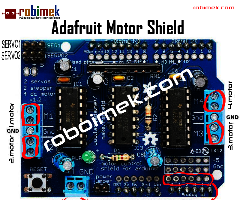Adafruit Motor Shield Use : 5 Steps - Instructables