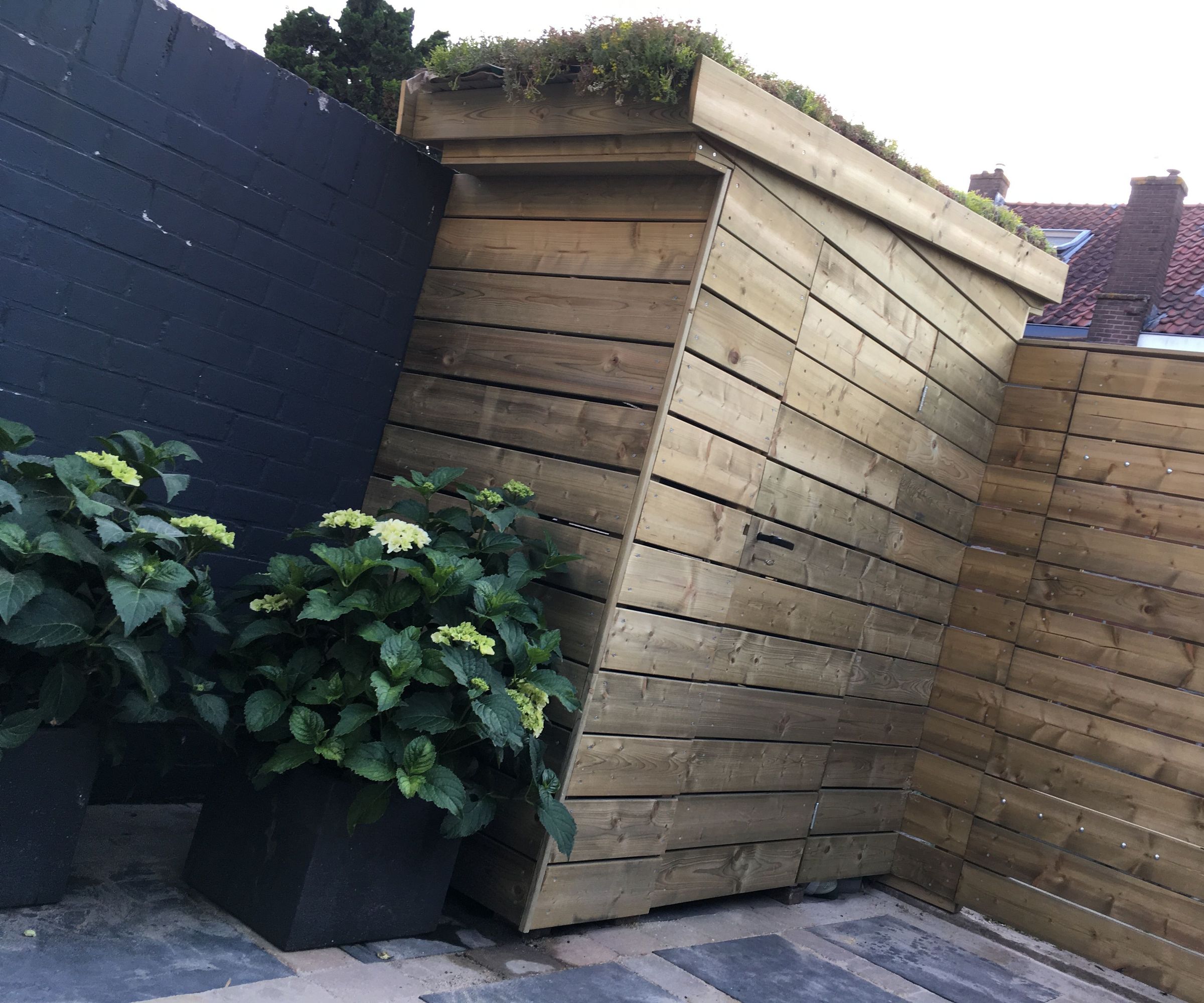 Tool Shed With Green Roof