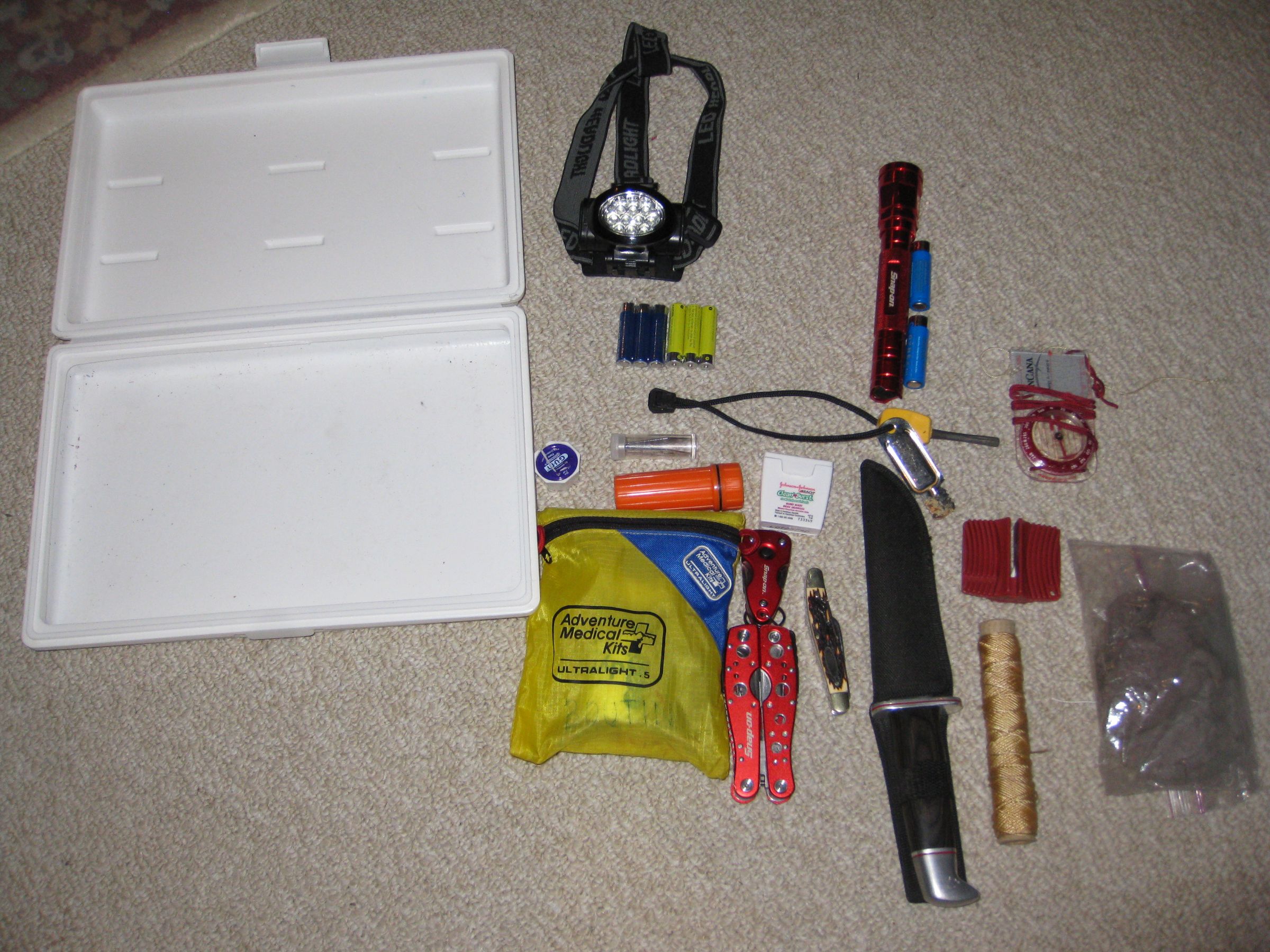 Outdoors small tools for making other tools kit