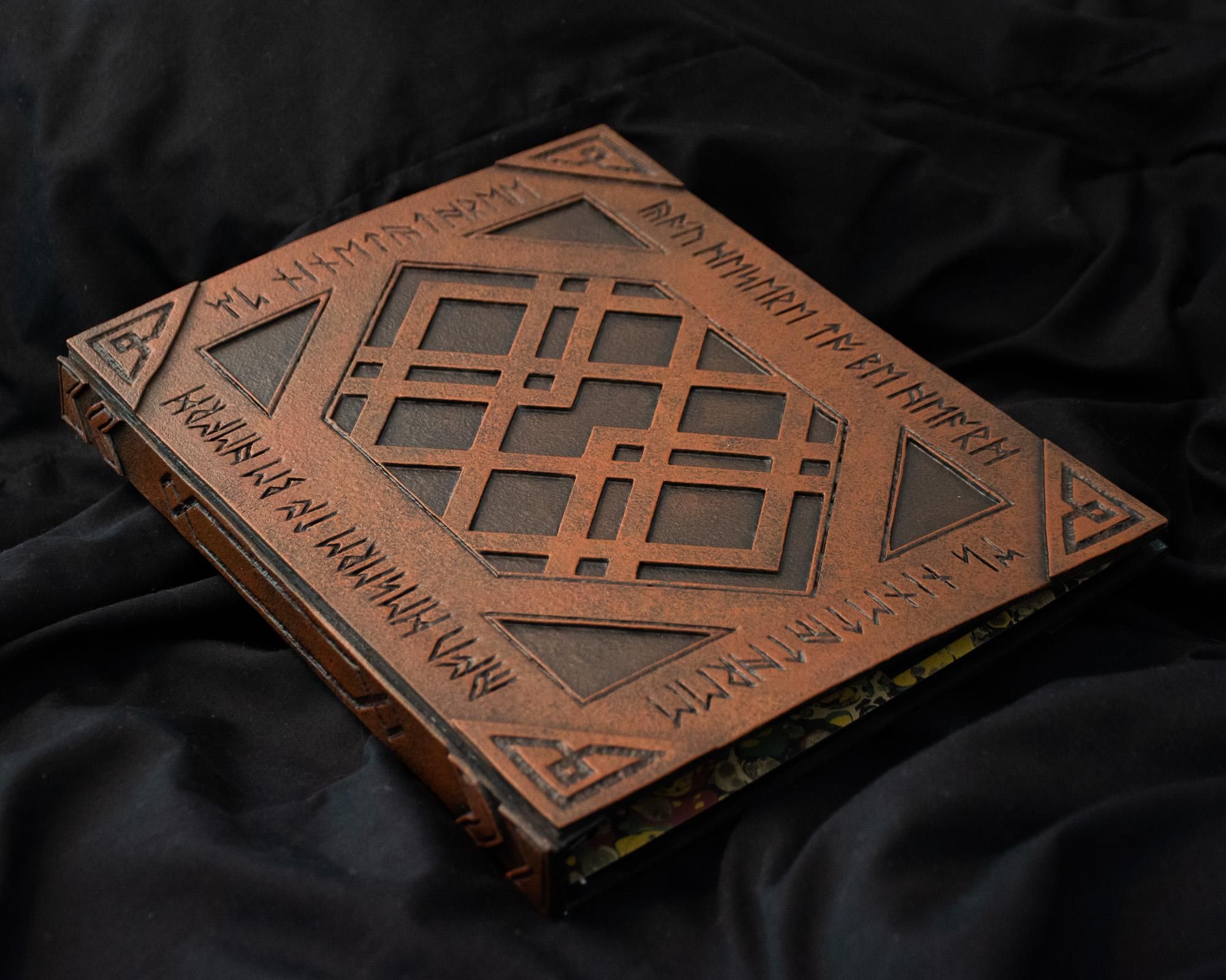 d&d spell card binder Forged Dice Co. Curiosities Cache Monster Card & Spellcard Organizer Binder with Pages (Skull Edition) Spellbook Cards Holder for D&D MTG Magic