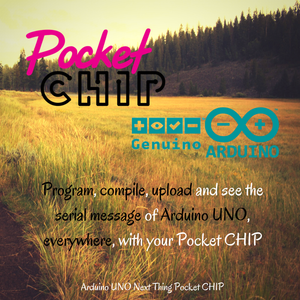 Arduino Edit, Compile, Upload, Read Serial by LInux Pocket Chip