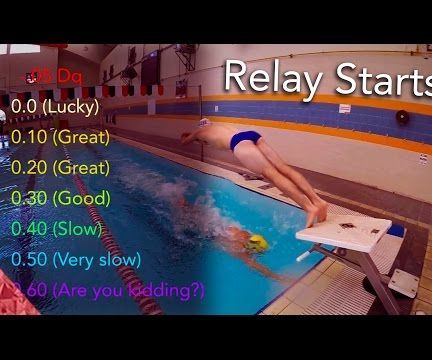 Relay Starts! for Competitive Swimming