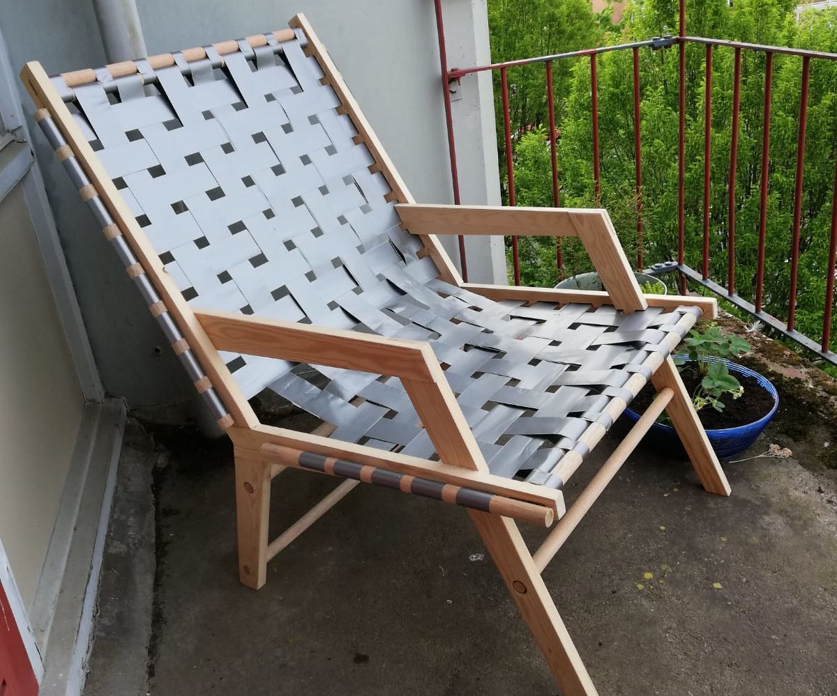 Duct Tape Lounge Chair