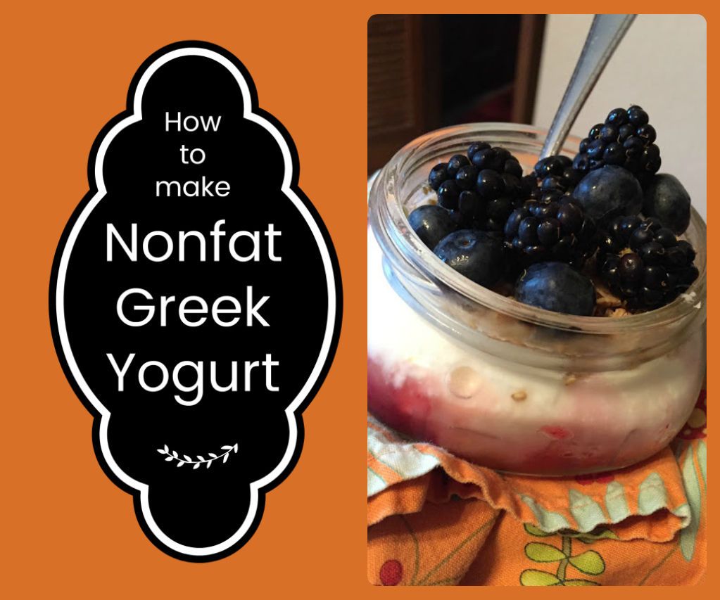 How to Make Nonfat Greek Yogurt