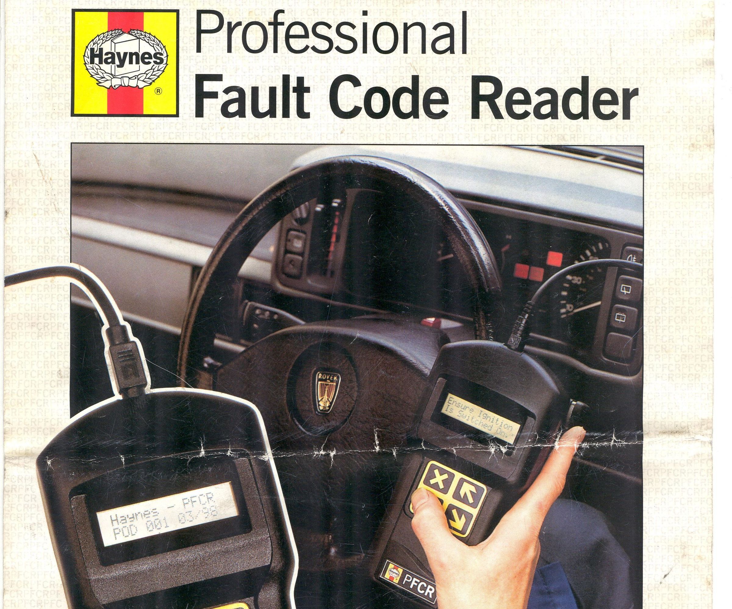 Introduction to the Haynes PFCR (Professional Fault Code Reader)
