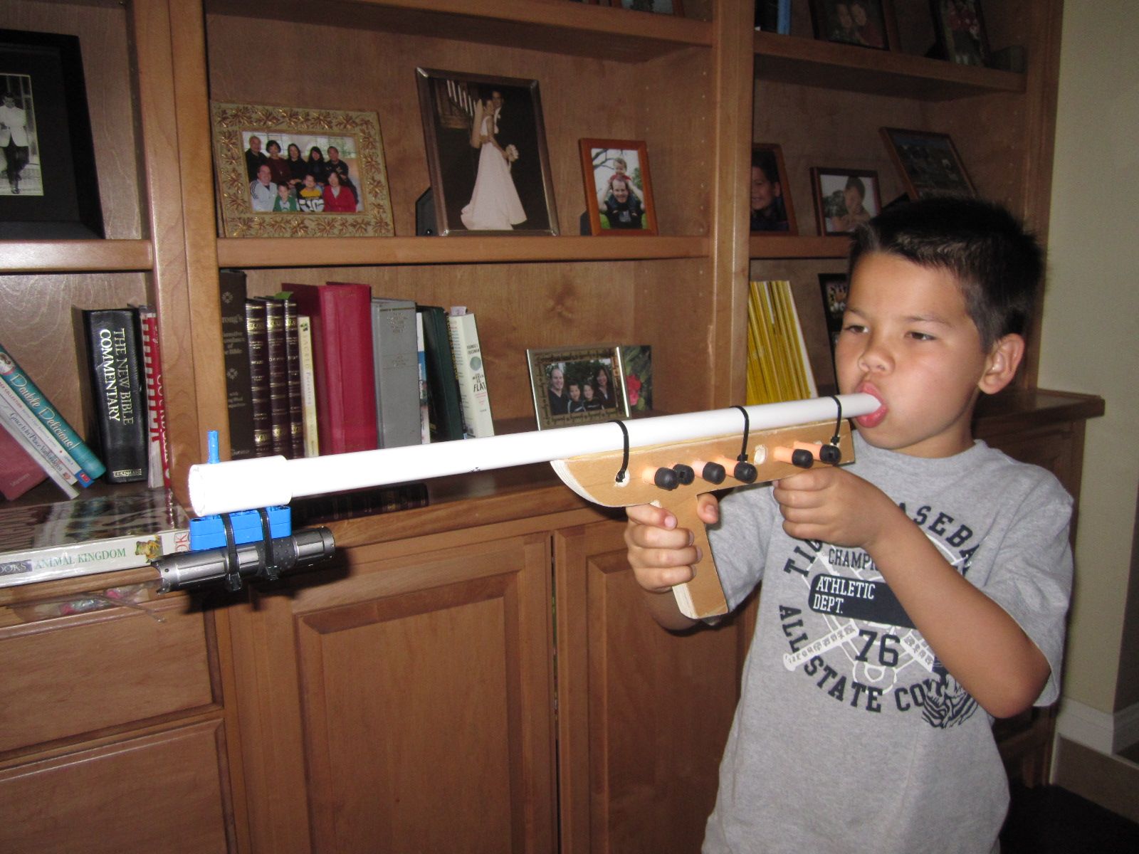 Easy Nerf Blow Gun for Hero Dads 10 Steps Instructables