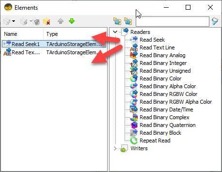 In Visuino Set Components photo 4