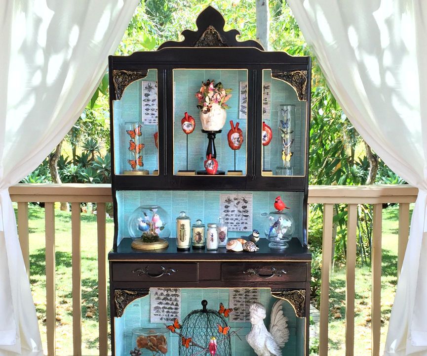 Curiosity Cabinet Makeover