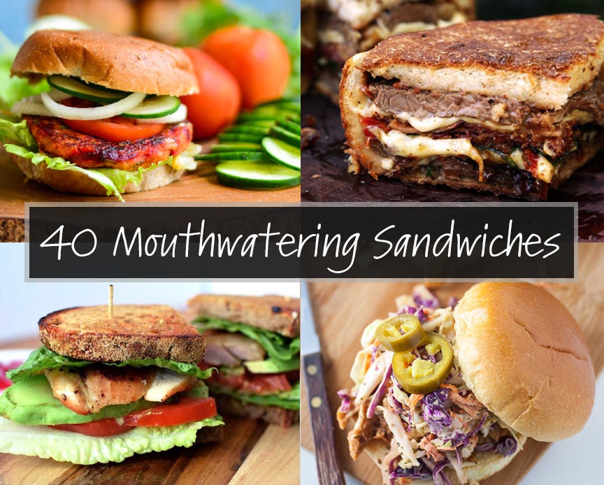 Collection Cover Image: 40 Mouthwatering Sandwiches