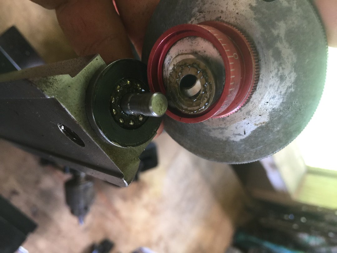 Remove Hand Wheel and Head Bearing