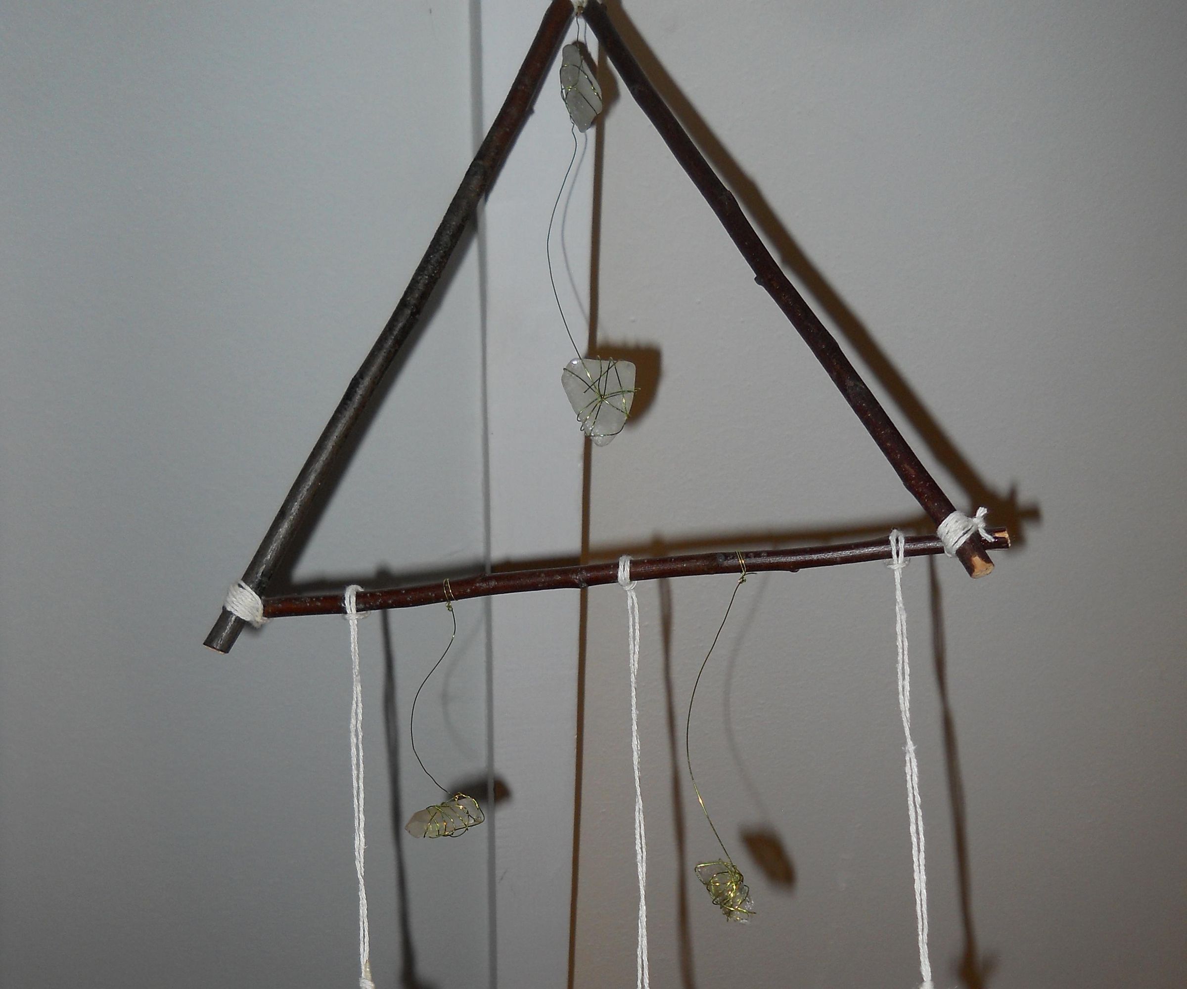 Branch and Feathers Hanging Decor