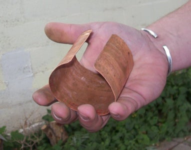Copper Cuff Bracelet From Copper Tube