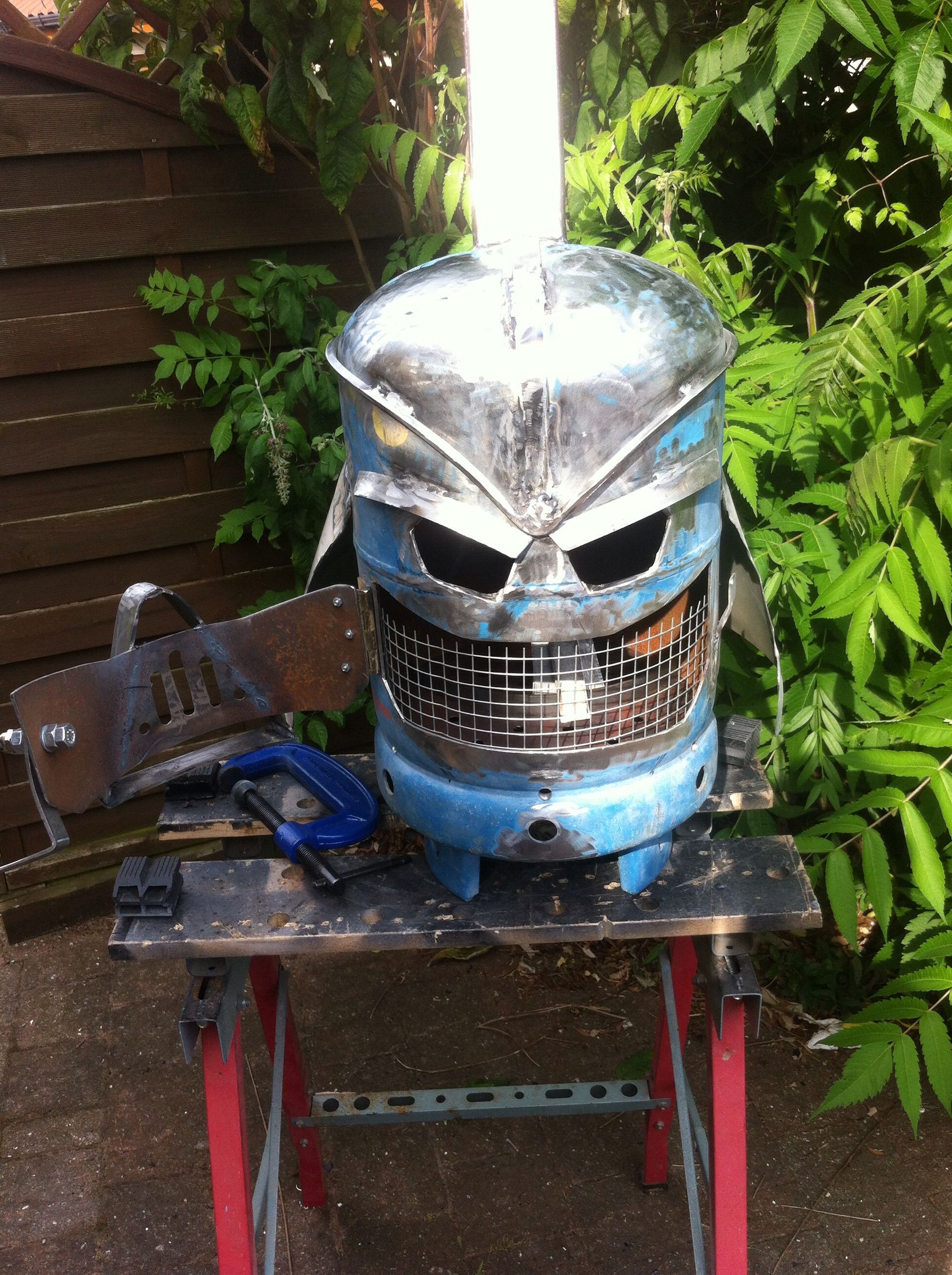 Vader Gas Bottle Log Burner 6 Steps (with Pictures) Instructables