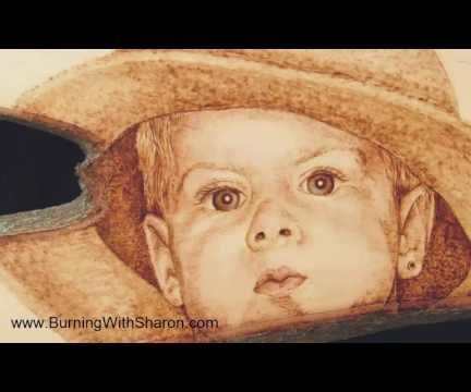 Pyrography: Shading a Portrait an Alternate Technique