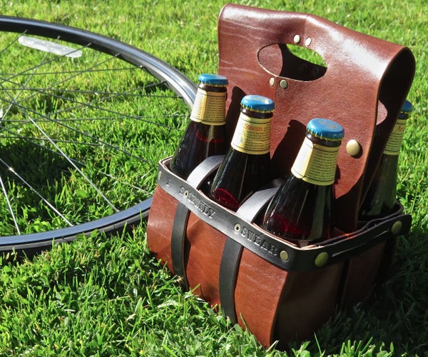 Leather Beer & Wine Carrier