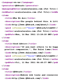 Create a mobile web site with RSS + CSS