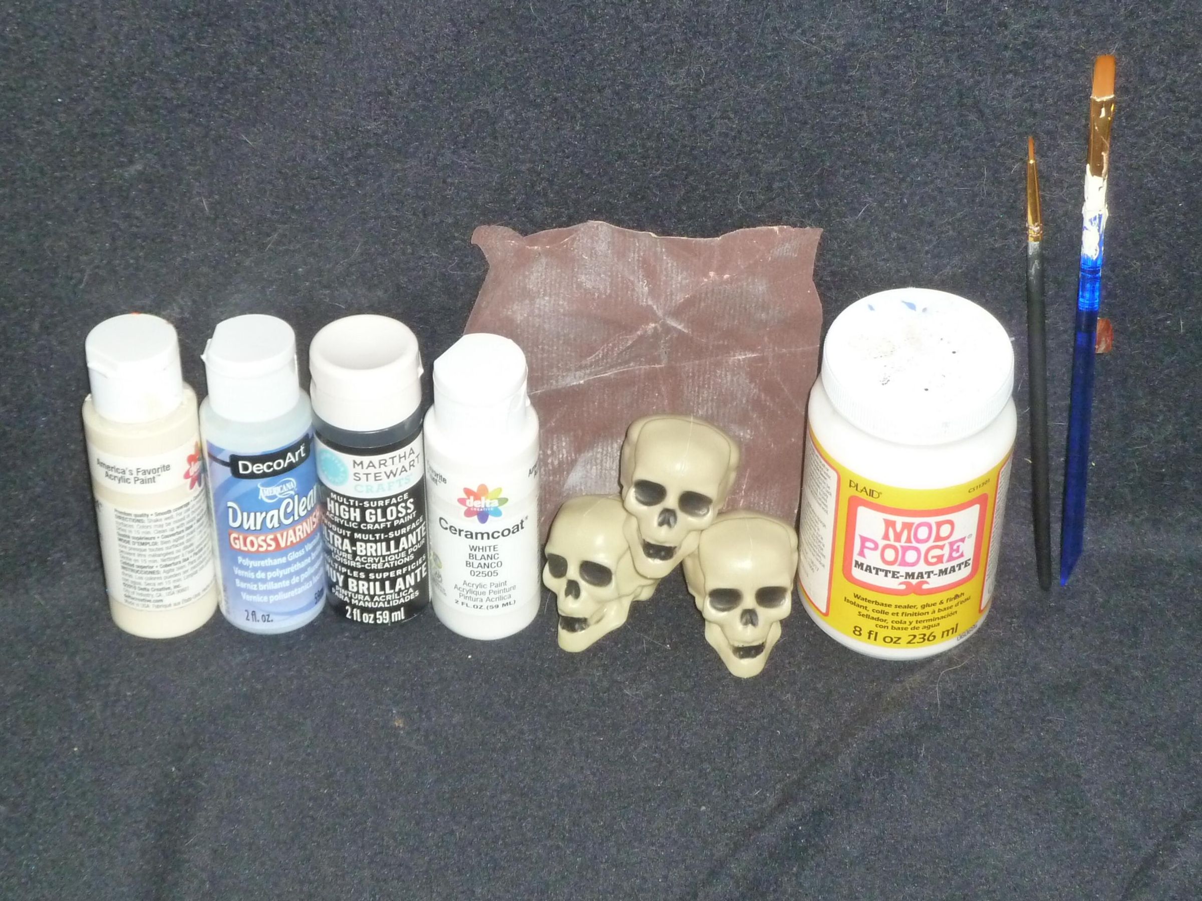 DIY Dollar Store Skull Makeover 4 Steps Instructables