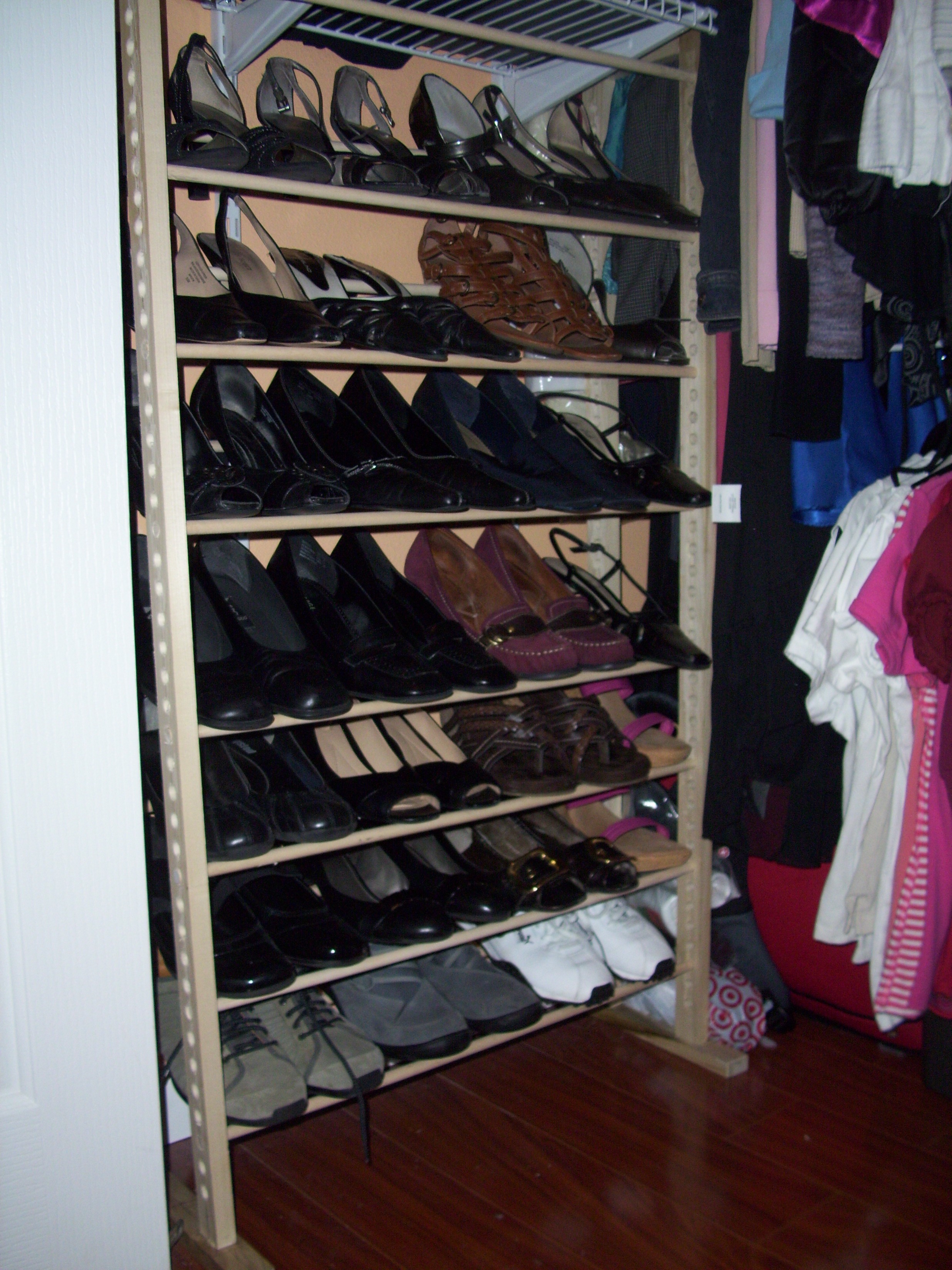 My Vertical Shoe Rack